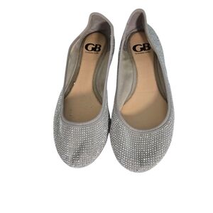 Gianni Bini Silver Sparkle Flats